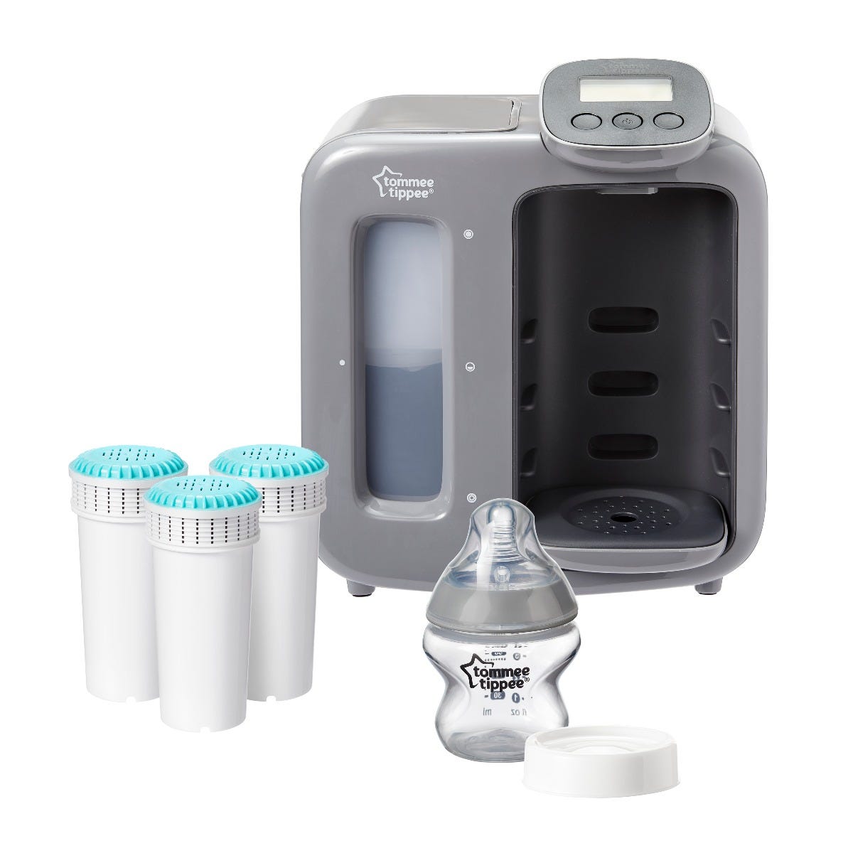 tommee tippee complete feeding set grey