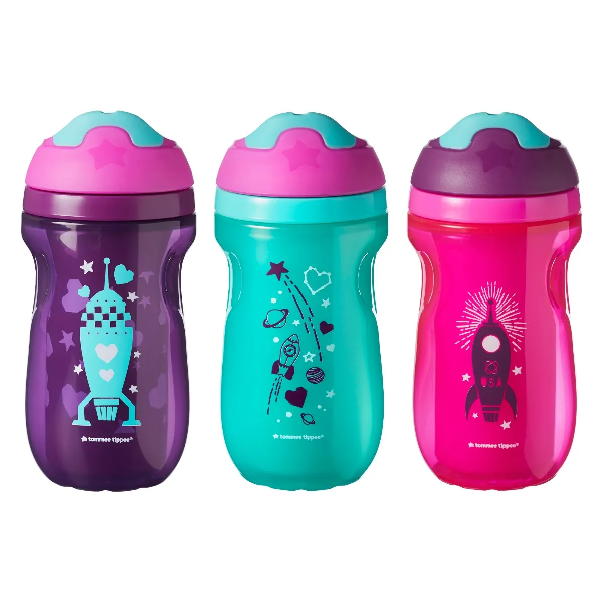 Tommee Tippee Sippee Cup Toddler 12 Mo + USA Space Rocket Non