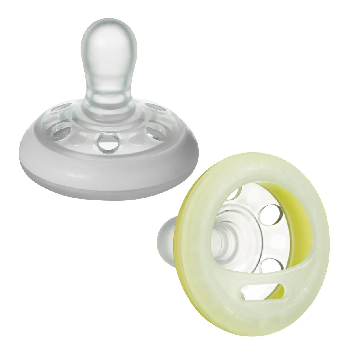 Tommee Tippee Closer to Nature Night Time Baby Pacifier - 0-6 month, Girl,  4 pack 