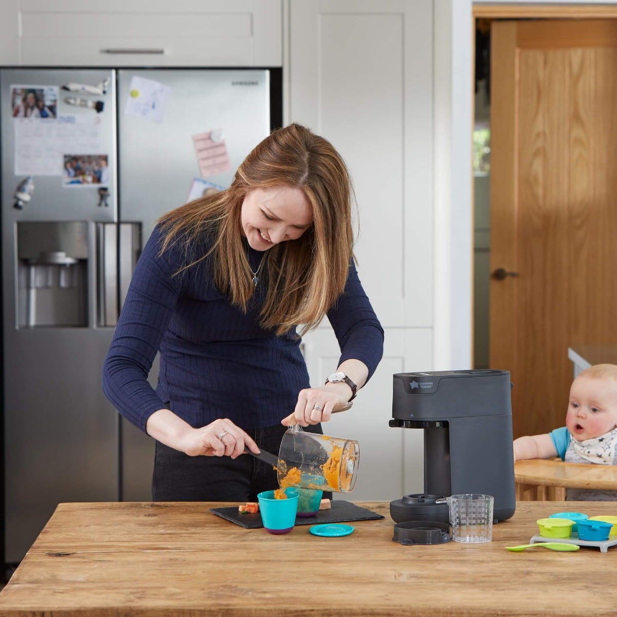 How To Use The Tommee Tippee Baby Food Steamer Blender Youtube
